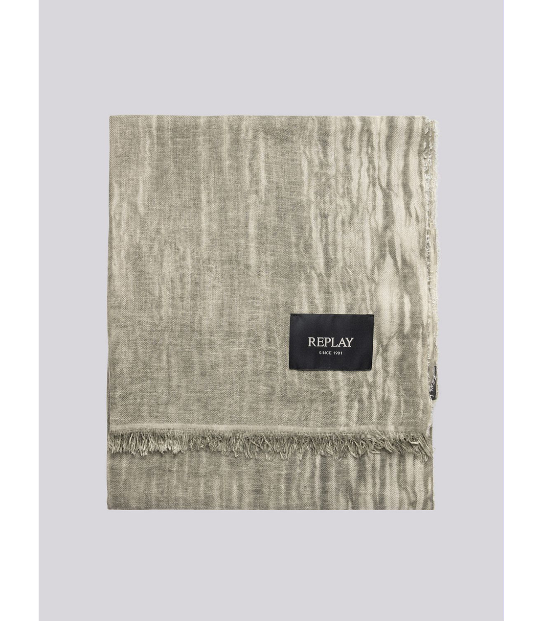 ウールブレンド フェードストール 詳細画像 カーキ 2